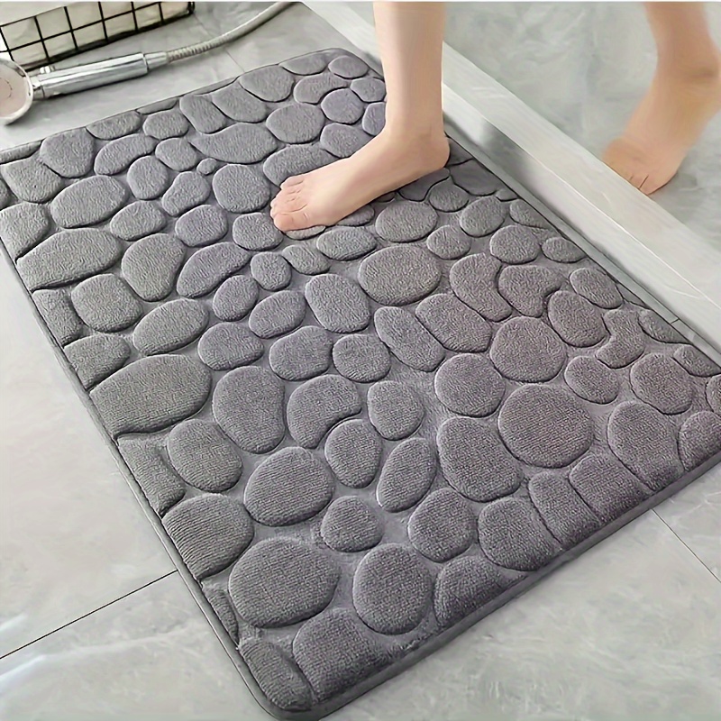 Non Slip Bath Mat With Water Absorption And PVC Backing