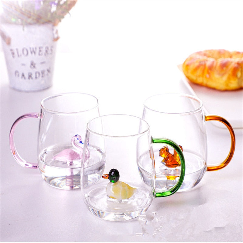Cartoon Shape Glass Mug