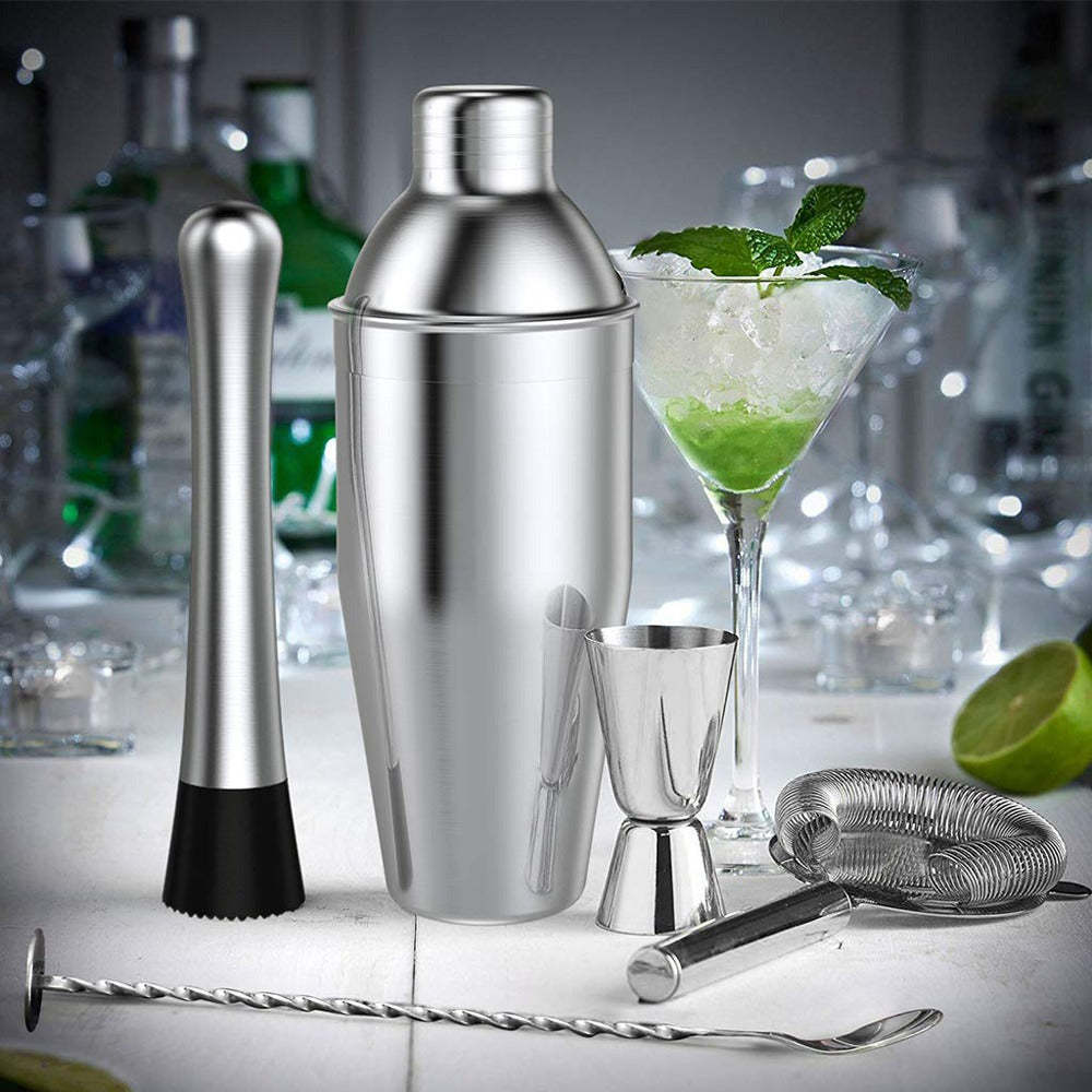 Mixology Cocktail Shaker Set-Wine and Whiskey Decanter