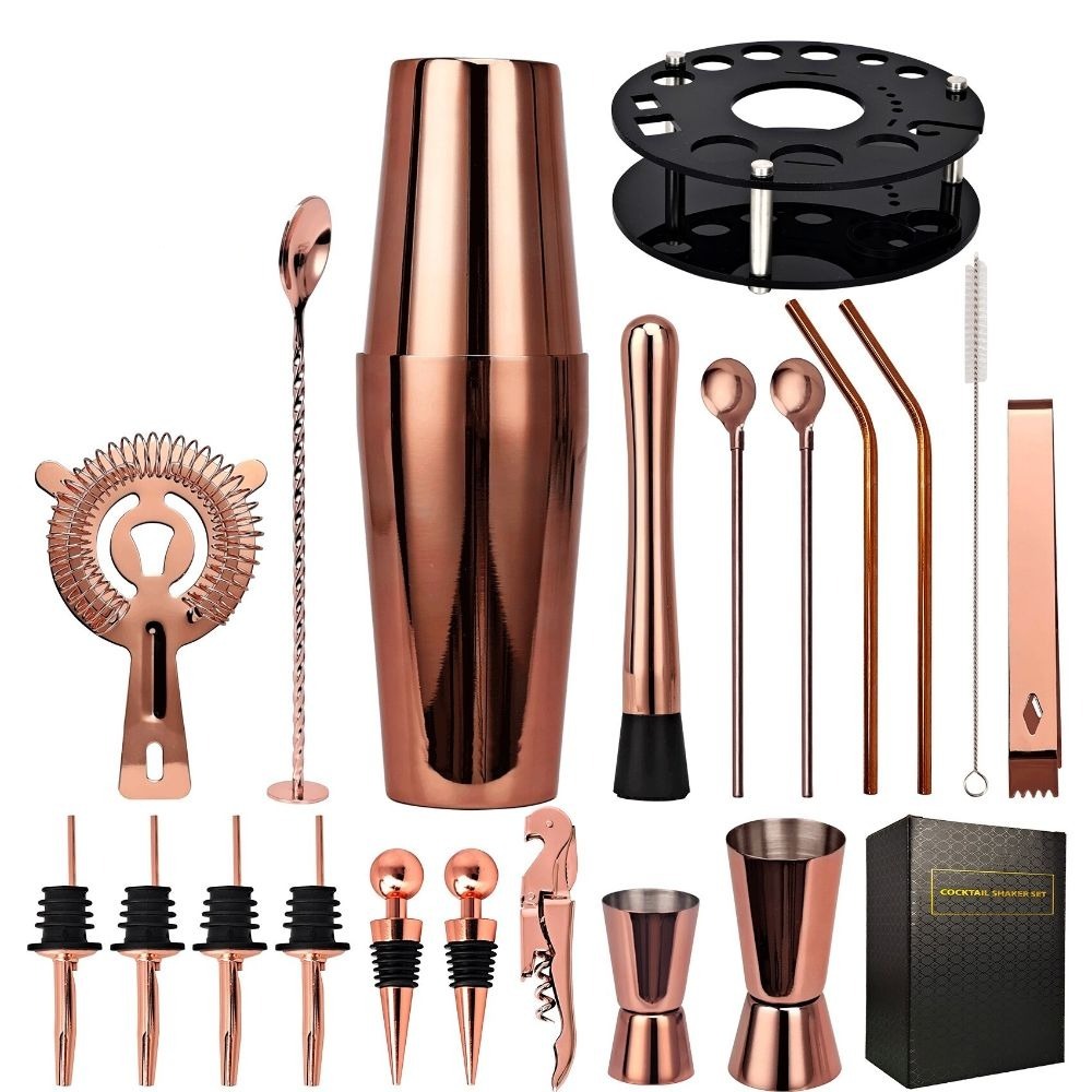 Cocktail Shaker Bar Set-Wine and Whiskey Decanter