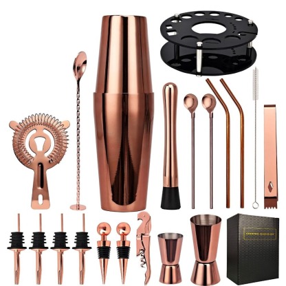 Cocktail Shaker Bar Set-Wine and Whiskey Decanter