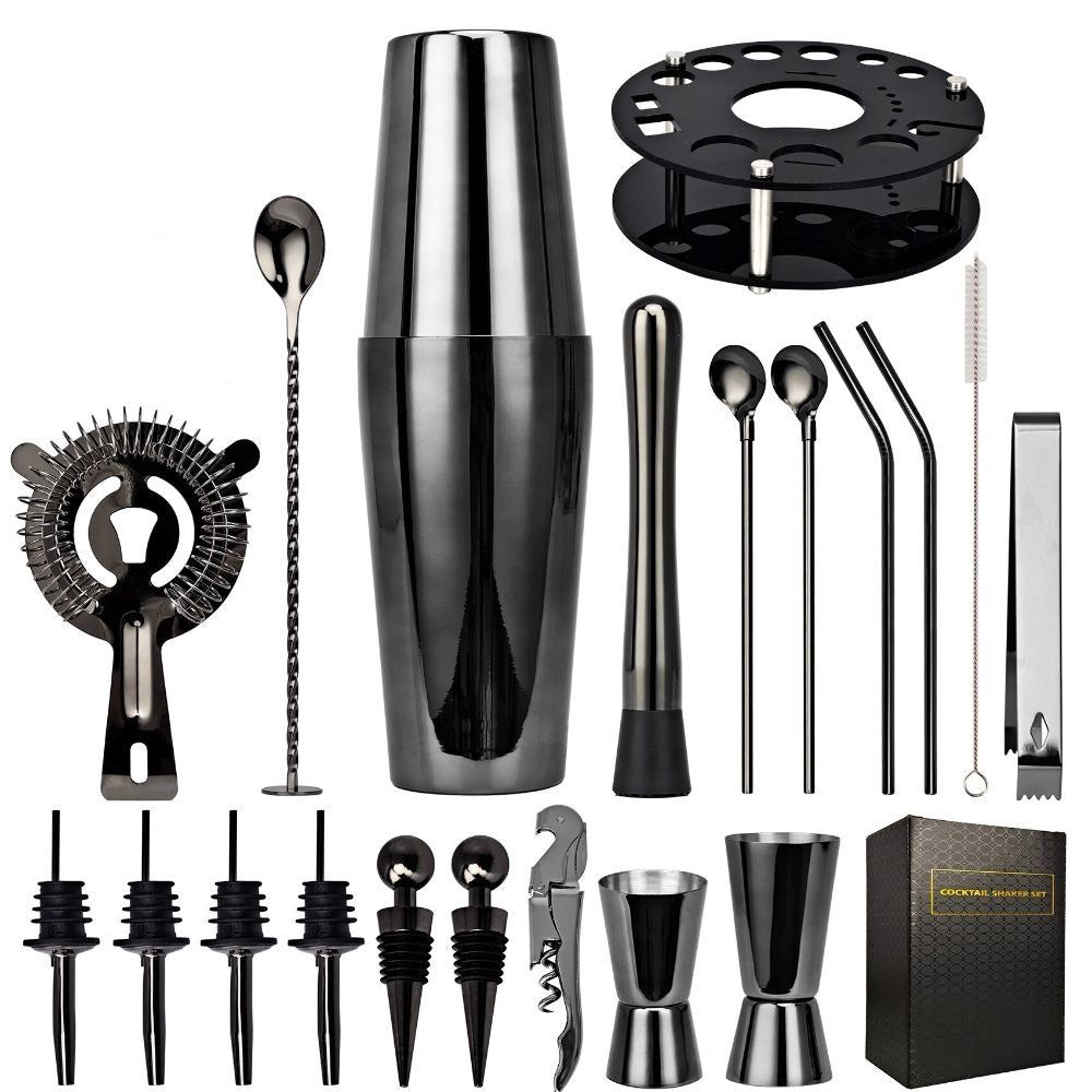 Cocktail Shaker Bar Set-Wine and Whiskey Decanter