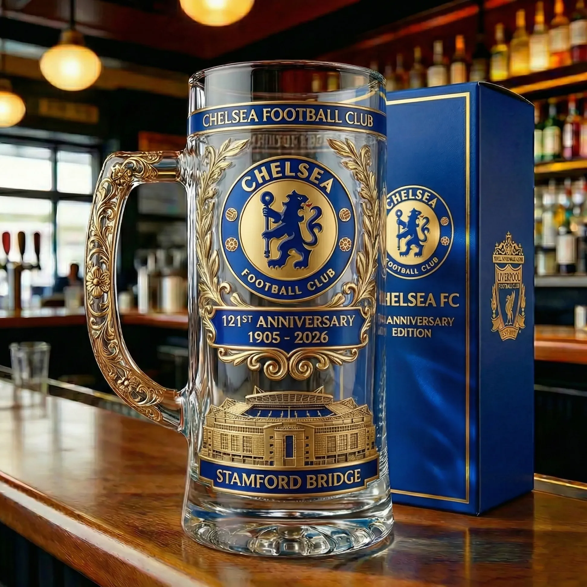 Heritage Anniversary Football Club Tankard Glass