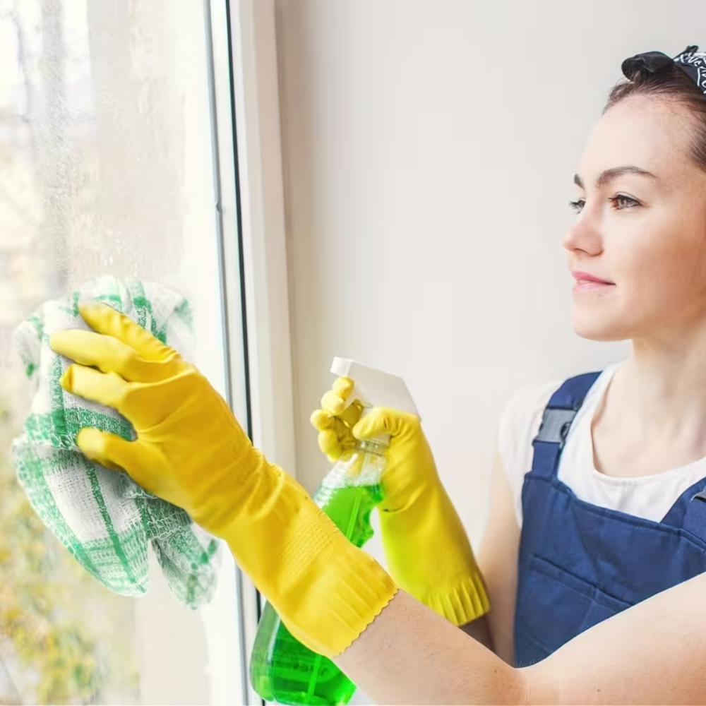 Set Of 12 Waffle Weave Space Theme Dish Cloths