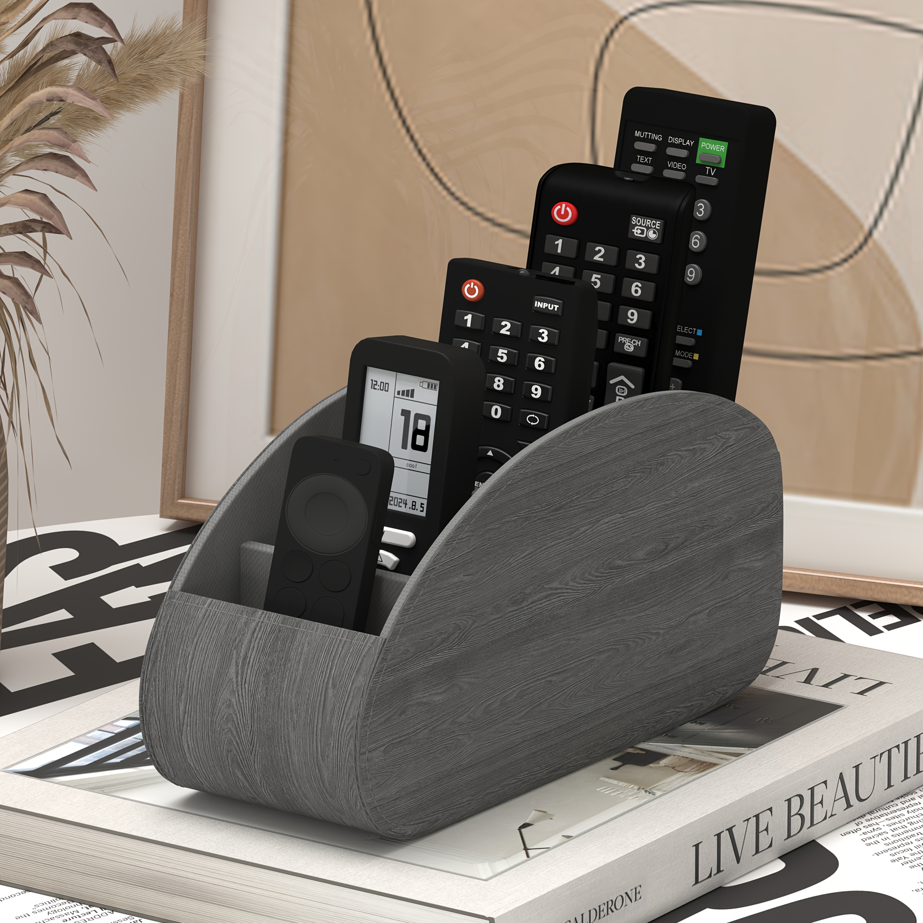 Remote Control Holder Organizer For Living Room
