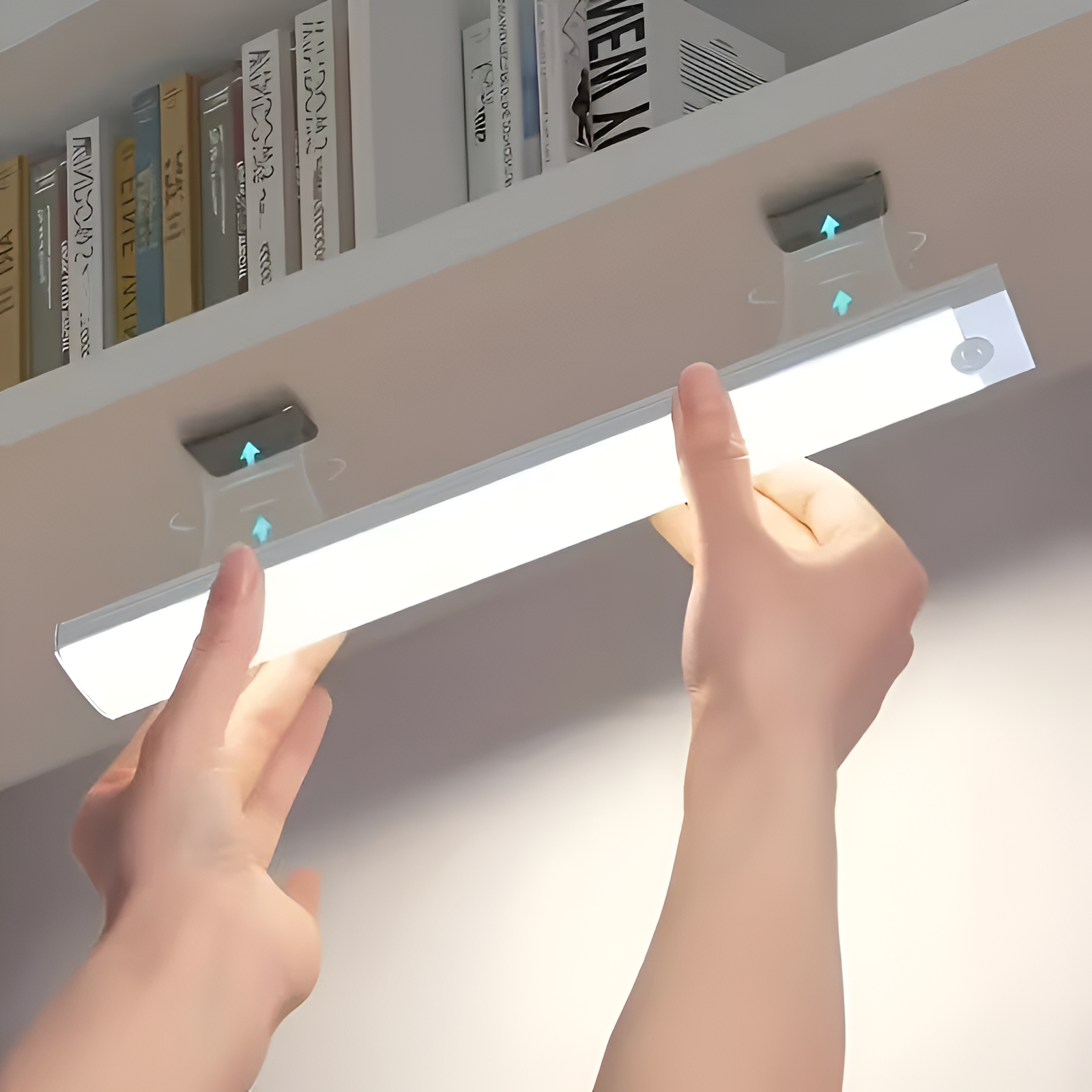 Rechargeable LED Motion Sensor Light - 3 Color Temperatures Wireless Night Light for Closet & Stairs