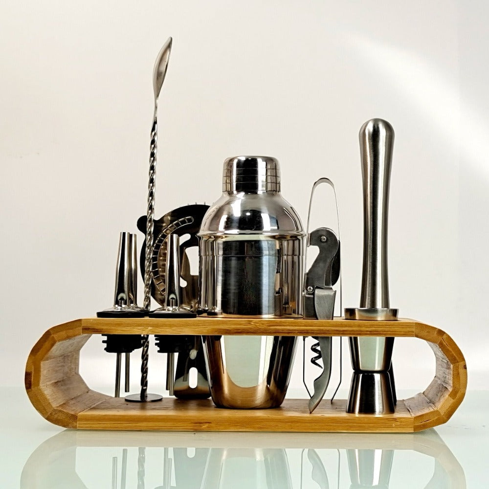 Mixology Cocktail Shaker Set-Wine and Whiskey Decanter