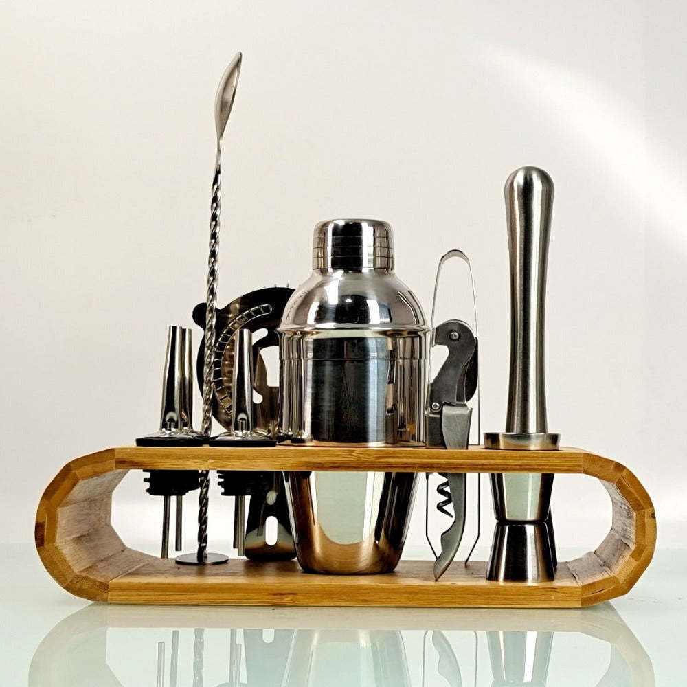 Mixology Cocktail Shaker Set-Wine and Whiskey Decanter