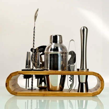 Mixology Cocktail Shaker Set-Wine and Whiskey Decanter