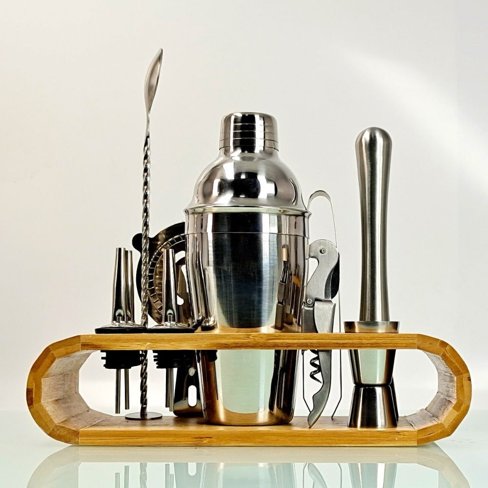 Mixology Cocktail Shaker Set-Wine and Whiskey Decanter