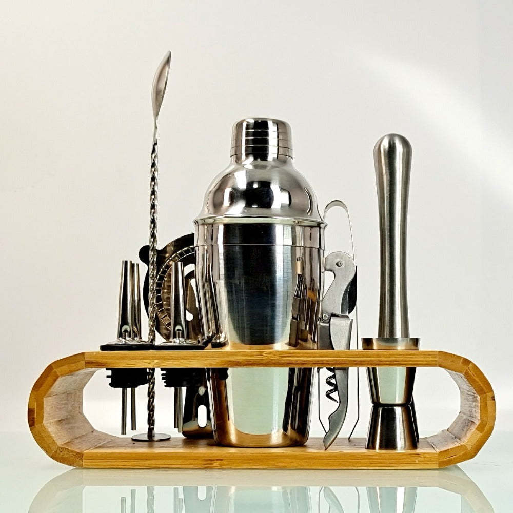 Mixology Cocktail Shaker Set-Wine and Whiskey Decanter