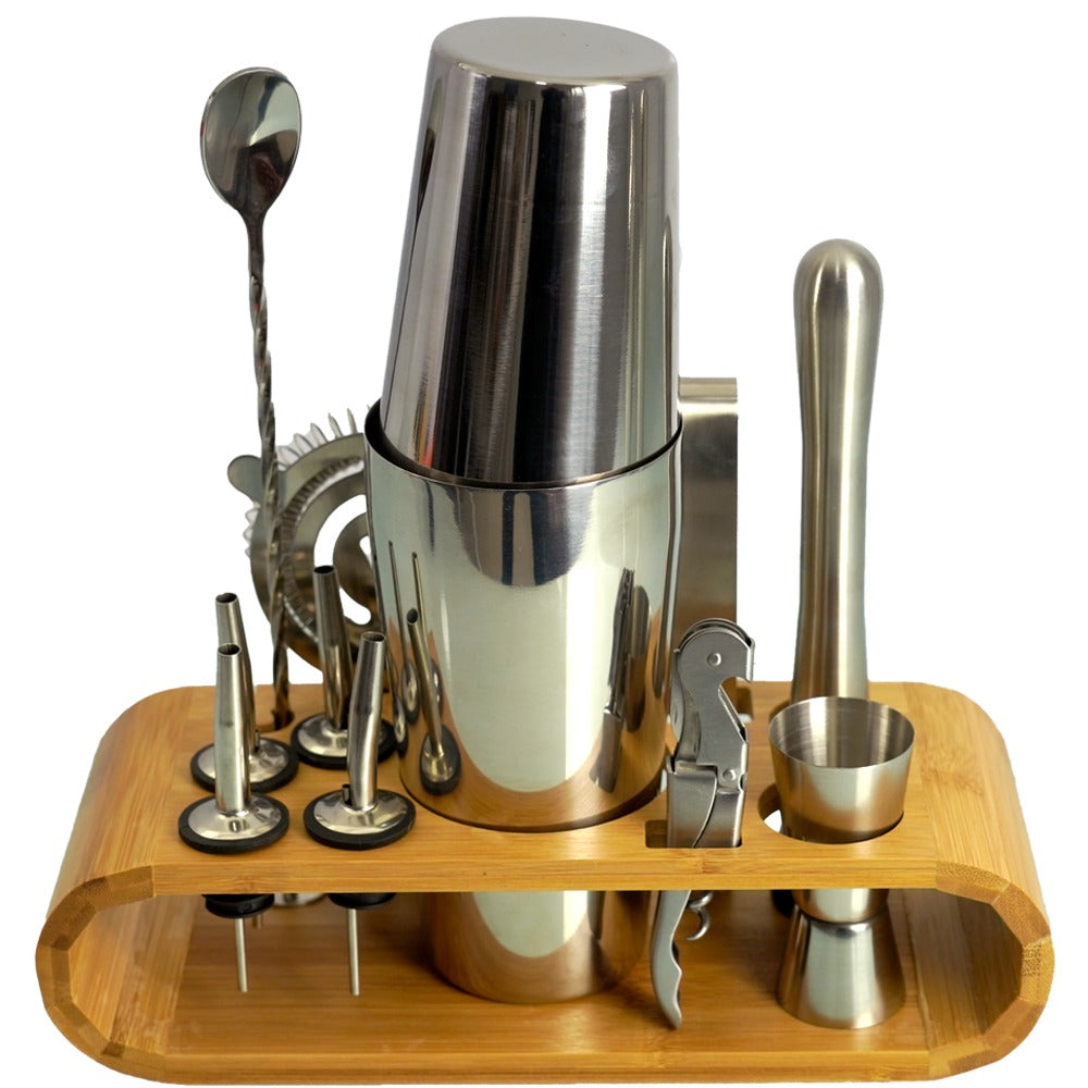 Mixology Cocktail Shaker Set-Wine and Whiskey Decanter