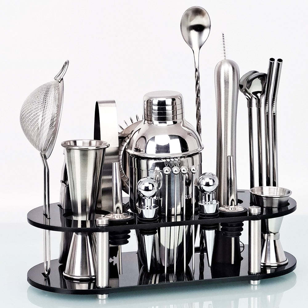 20 Piece Mixology Set-Wine and Whiskey Decanter