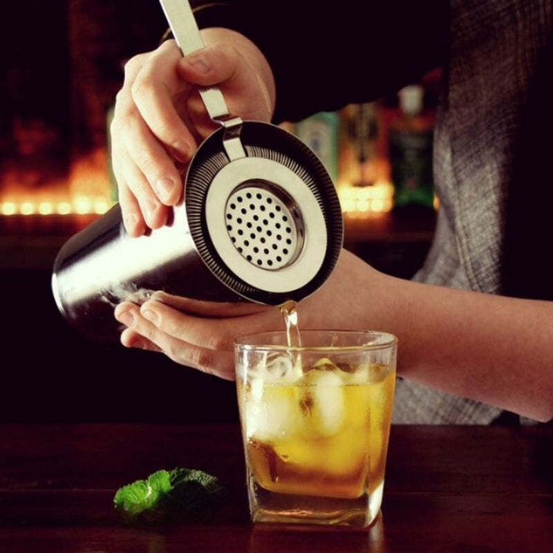 Stainless Steel Strainer-Wine and Whiskey Decanter