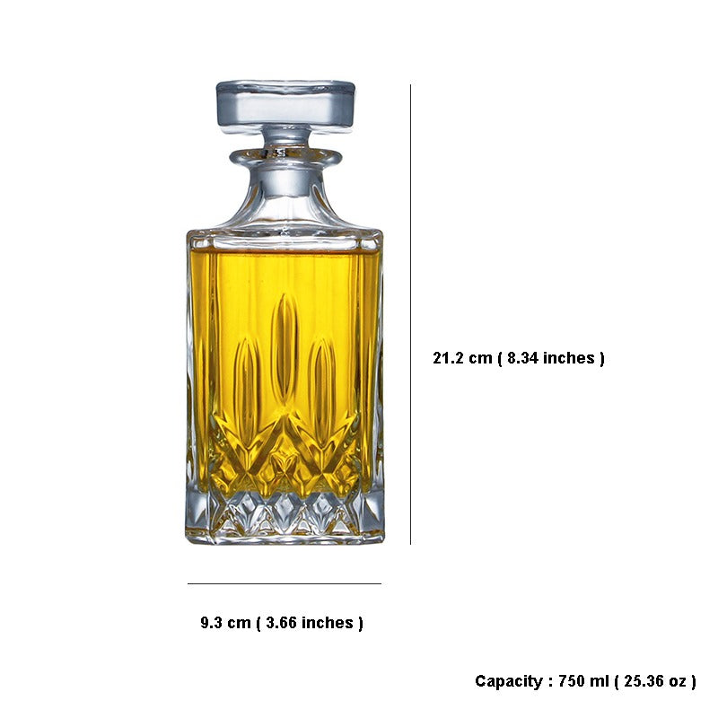 Crystal Shaped Liquor Decanter-Wine and Whiskey Decanter