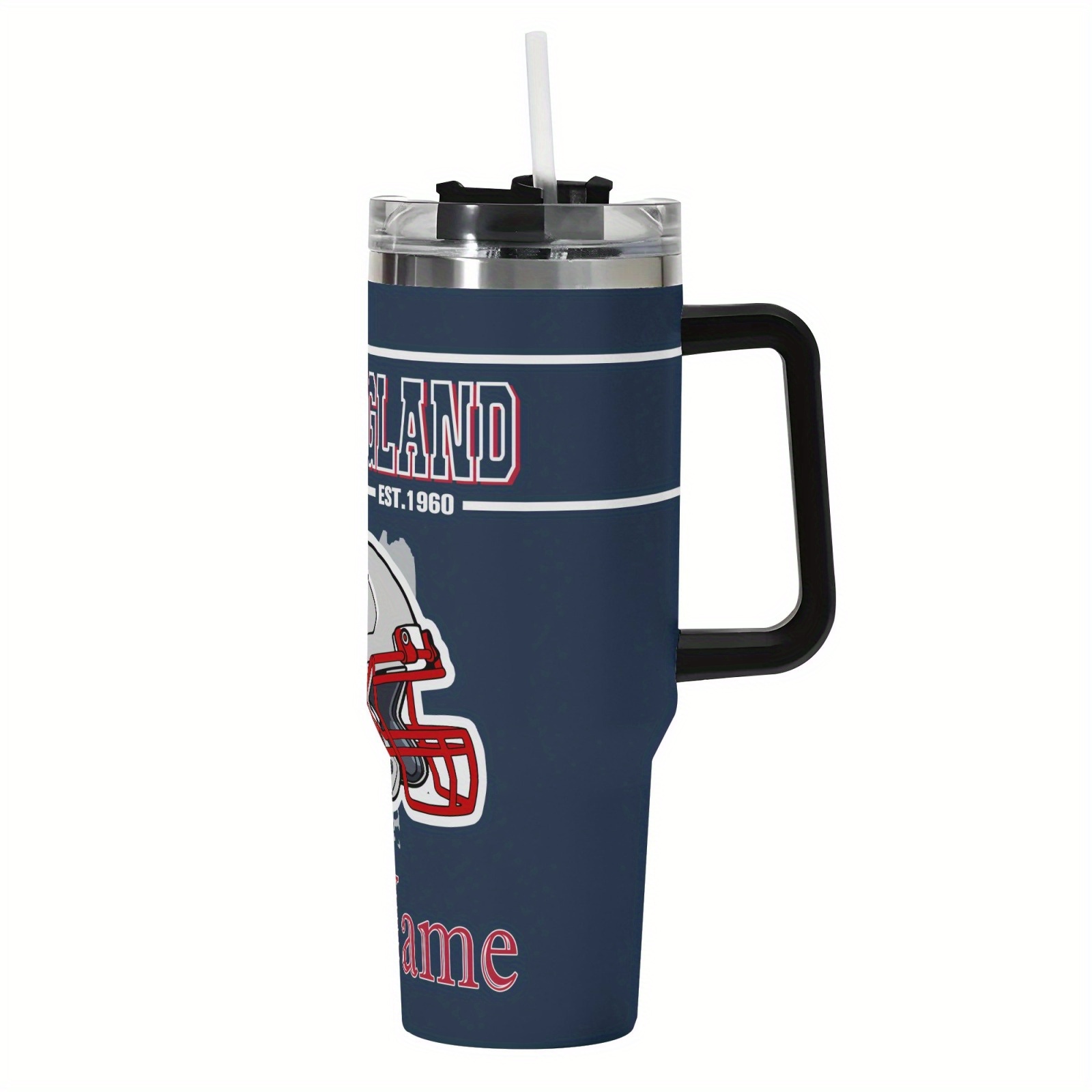 customizable New England Football 40oz stainless steel vacuum Insulated Bottle cup