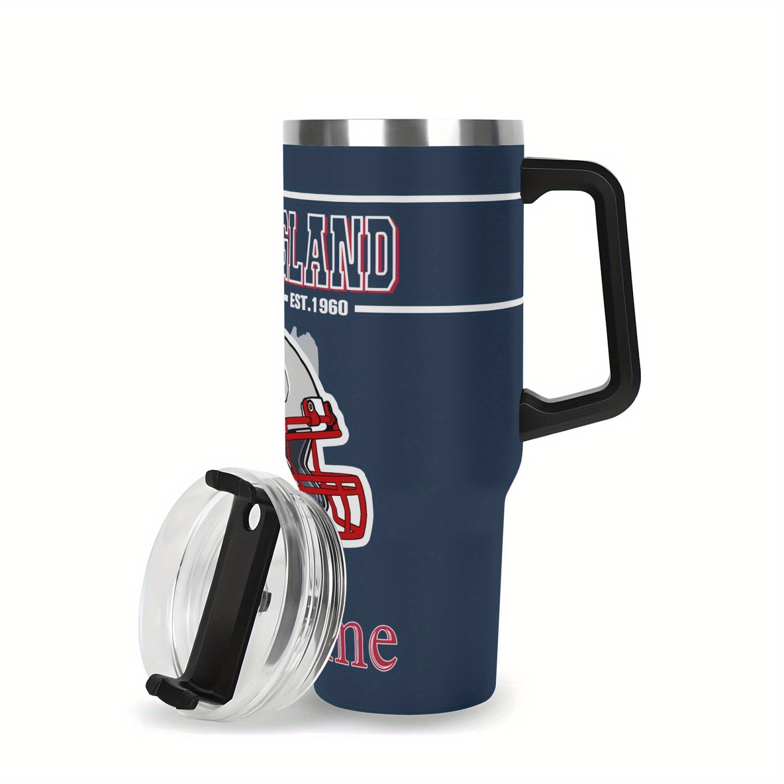 customizable New England Football 40oz stainless steel vacuum Insulated Bottle cup