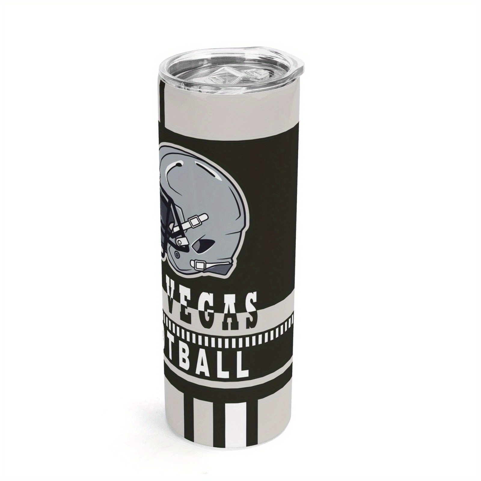 Las Vegas Football Themed 20oz Tumbler with Handle and Straw