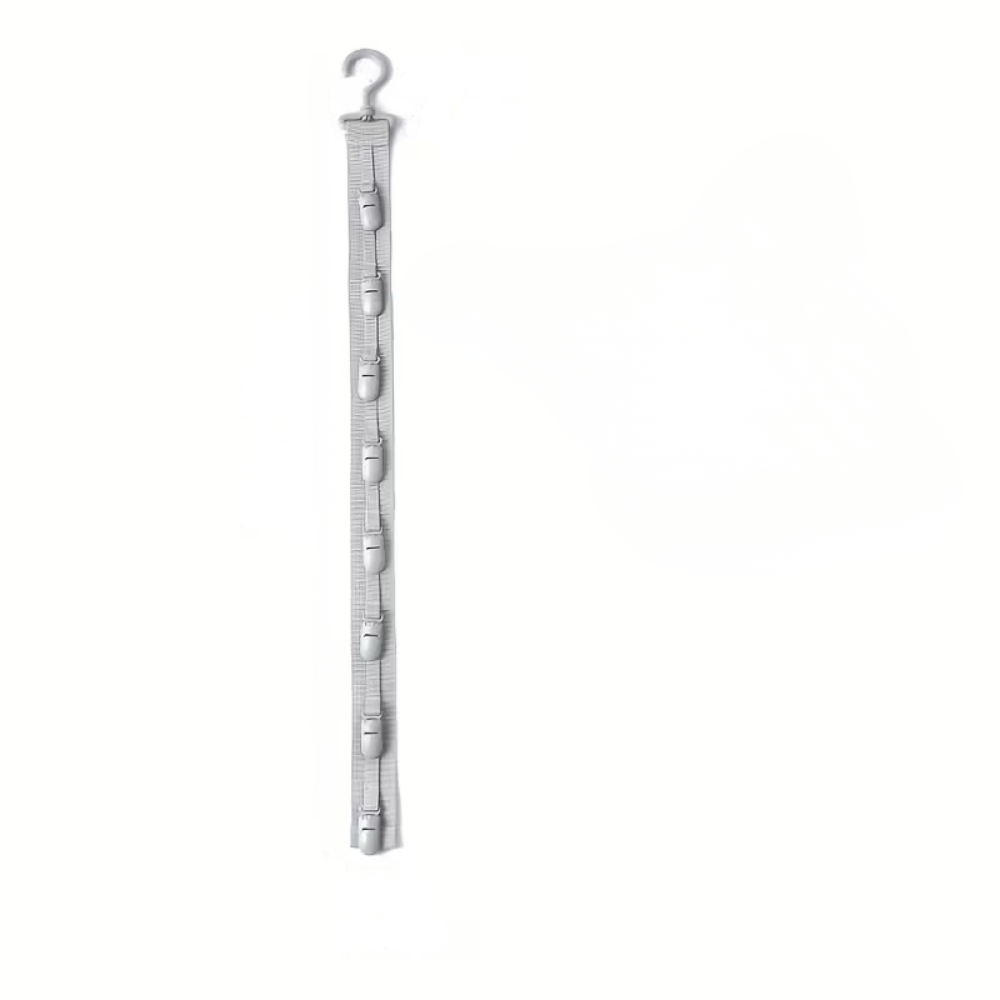 Eight Clip Closet Hat Storage Strap