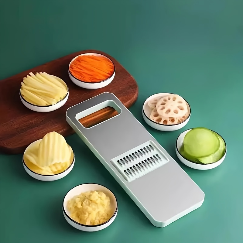 7pcs Stainless Steel Multifunctional Vegetable Slicer and Grater Set