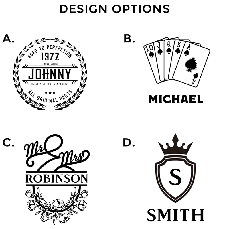 Personalized Whiskey Decanter With Engraved Custom Glass Gift