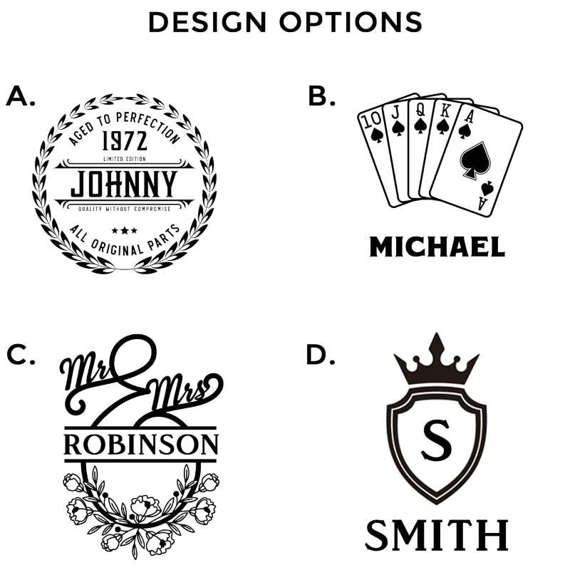 Personalized Whiskey Decanter With Engraved Custom Glass Gift-Wine and Whiskey Decanter