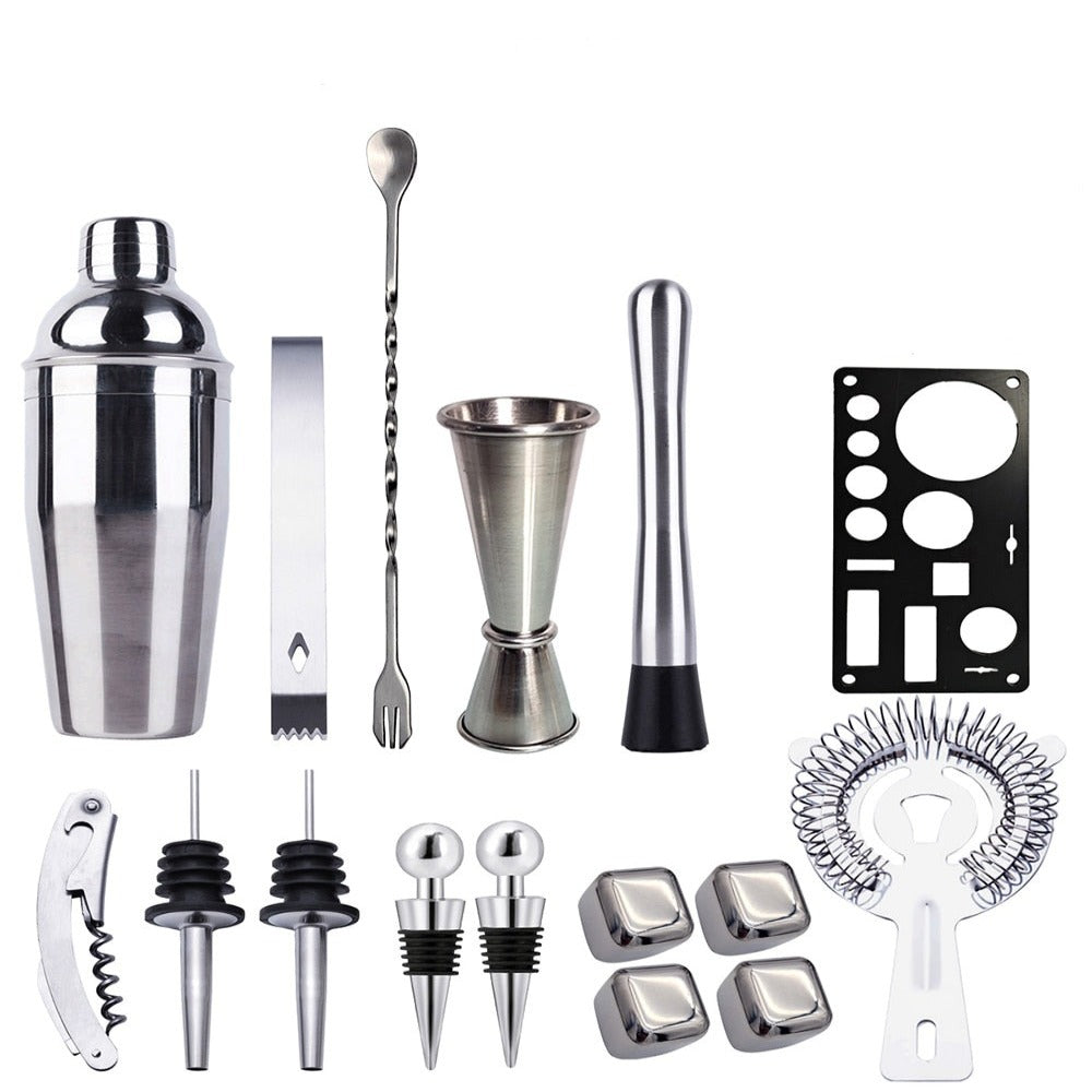 Craft Cocktail Shaker Set-Wine and Whiskey Decanter