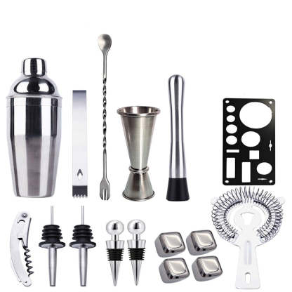 Craft Cocktail Shaker Set-Wine and Whiskey Decanter