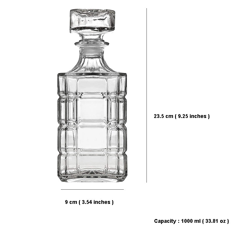 Glass Whiskey Decanters-Wine and Whiskey Decanter