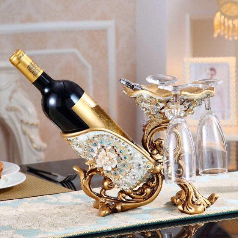 European Decorative Wine Holder-Wine and Whiskey Decanter