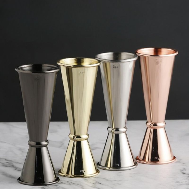 Double Cocktail Jigger-Wine and Whiskey Decanter