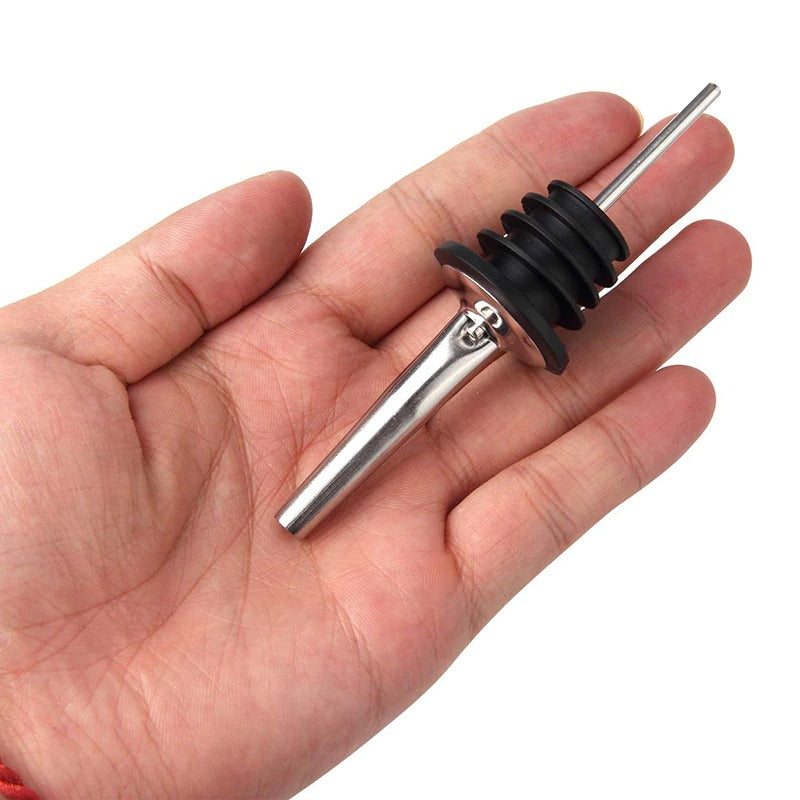 Stainless Steel Wine Pourer-Wine and Whiskey Decanter