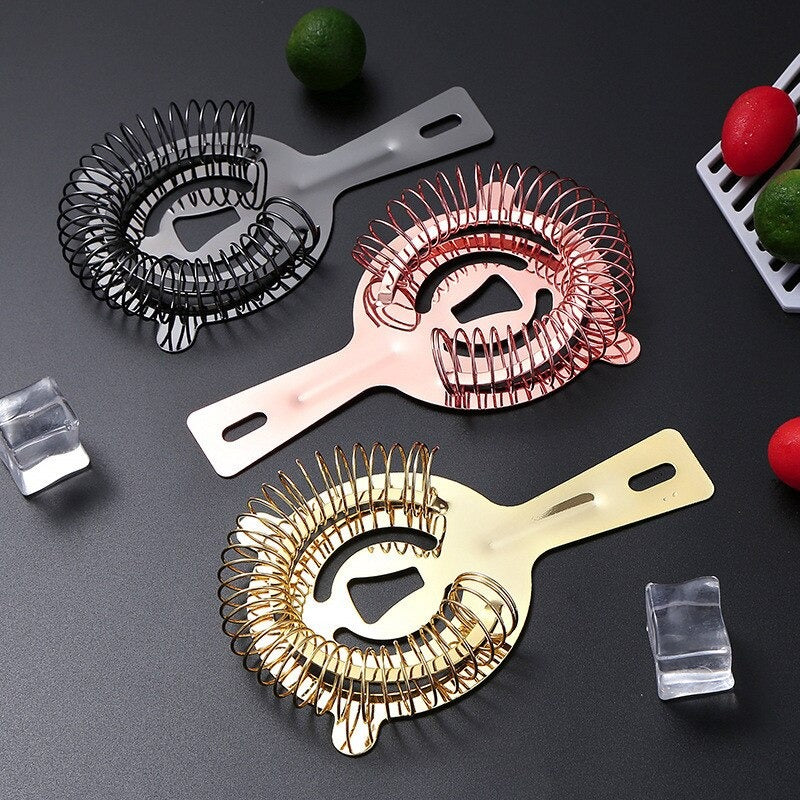 Stainless Steel Bar Strainer-Wine and Whiskey Decanter