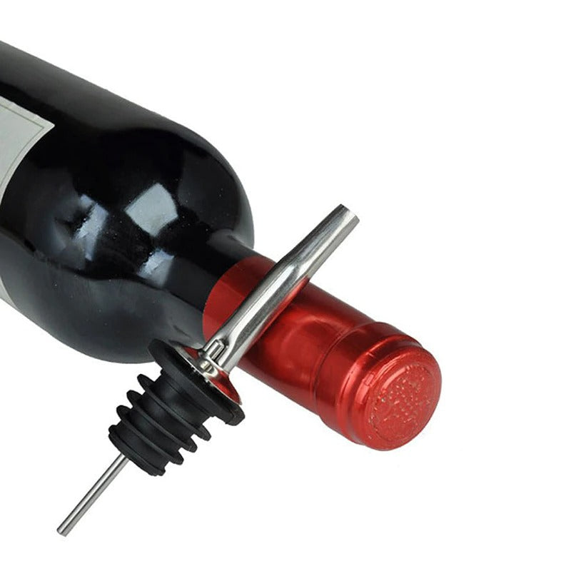 Stainless Steel Wine Pourer-Wine and Whiskey Decanter