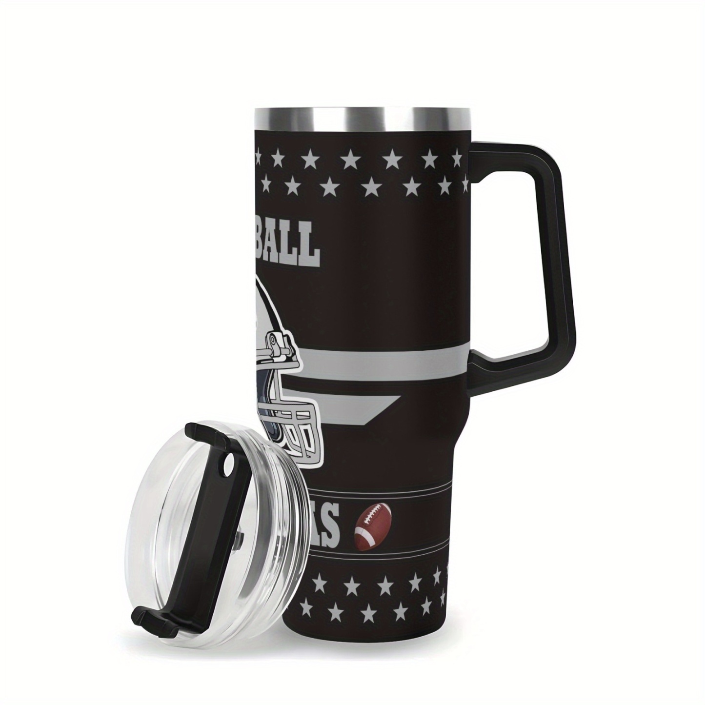 40oz Las Vegas Raiders Football Team Themed Stainless Steel Travel Tumbler