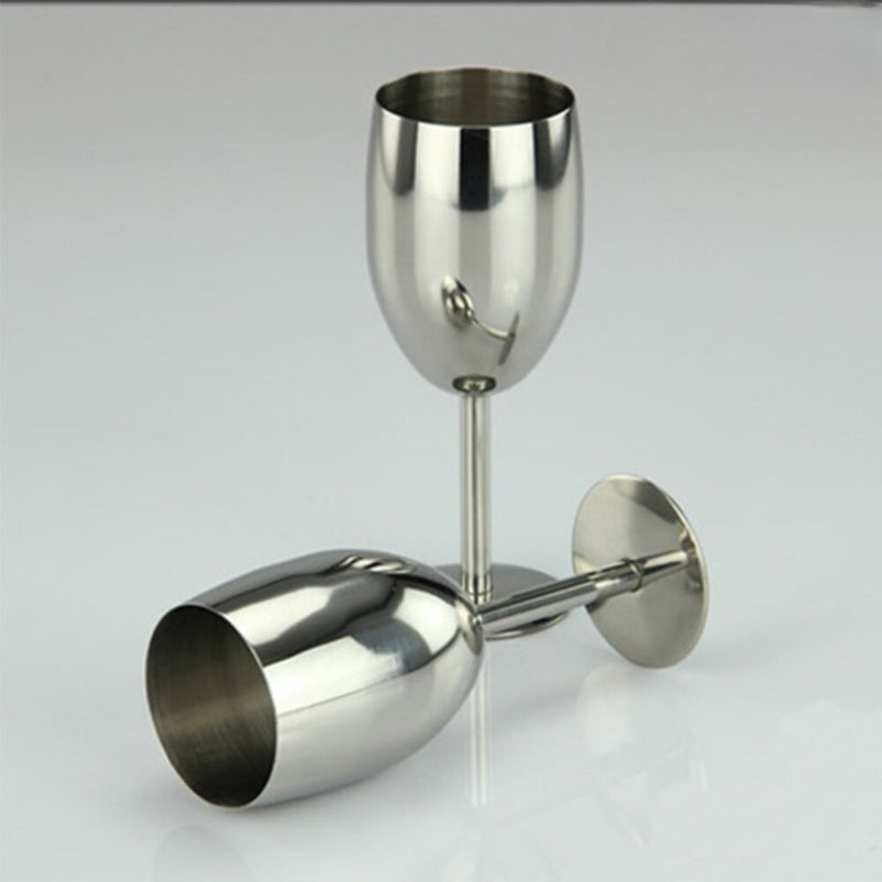 Stainless Steel Wine Glasses-Wine and Whiskey Decanter