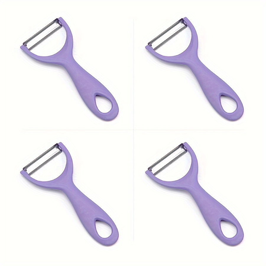 Stainless Steel Vegetable Peeler - Straight Blade Fruit Peeler for Kitchen | Ergonomic Potato Peeler Tool