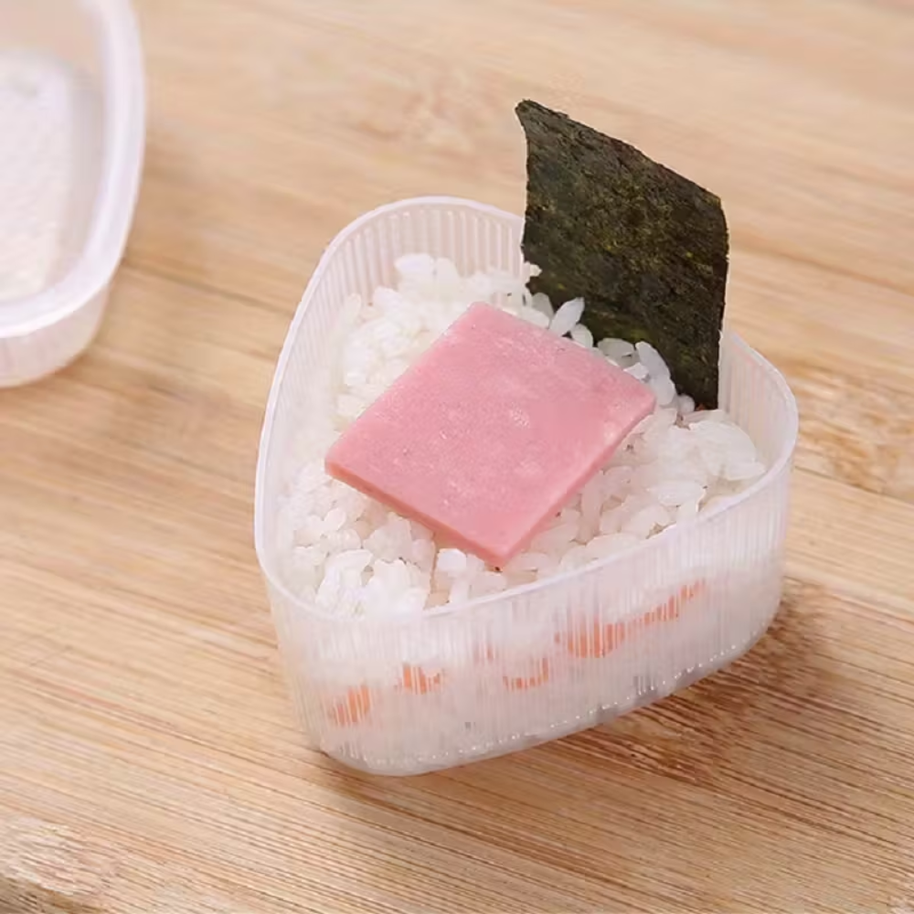 Two Pieces Triangle Sushi Rice Ball Maker Set