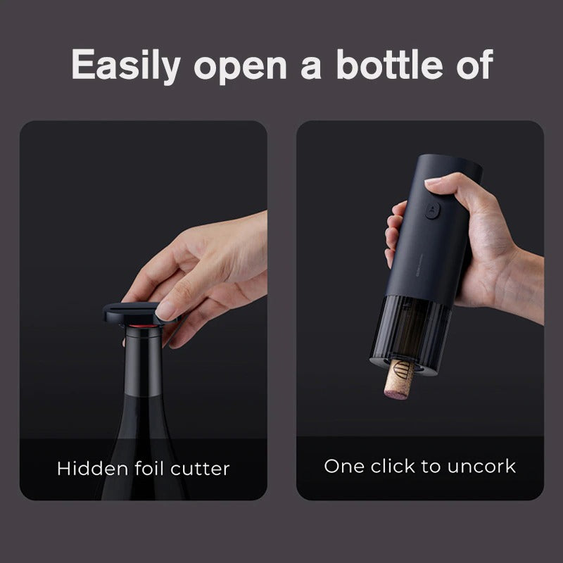 Electric Wine Bottle Opener-Wine and Whiskey Decanter