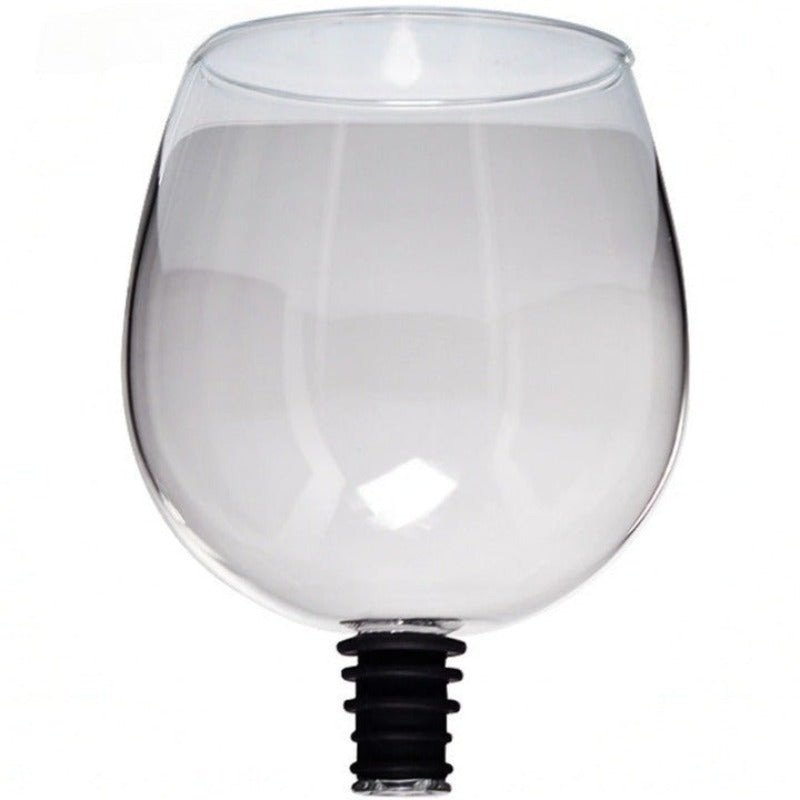 Wine Glass Cup With Silicone Seal-Wine and Whiskey Decanter