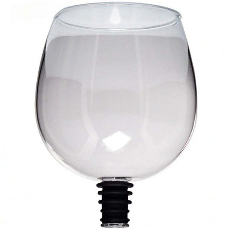 Wine Glass Cup With Silicone Seal-Wine and Whiskey Decanter
