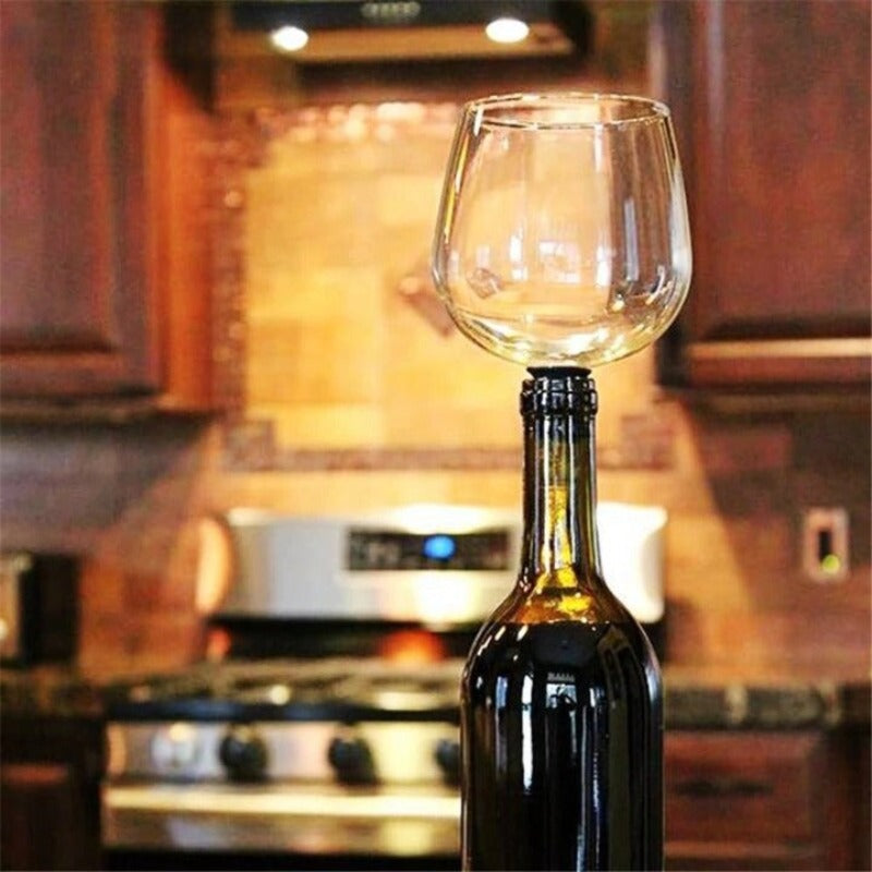 Wine Glass Cup With Silicone Seal-Wine and Whiskey Decanter