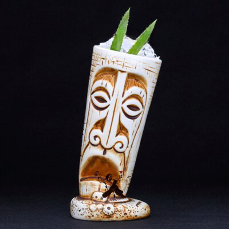 Ceramic Patterned Tribal Mug-Wine and Whiskey Decanter