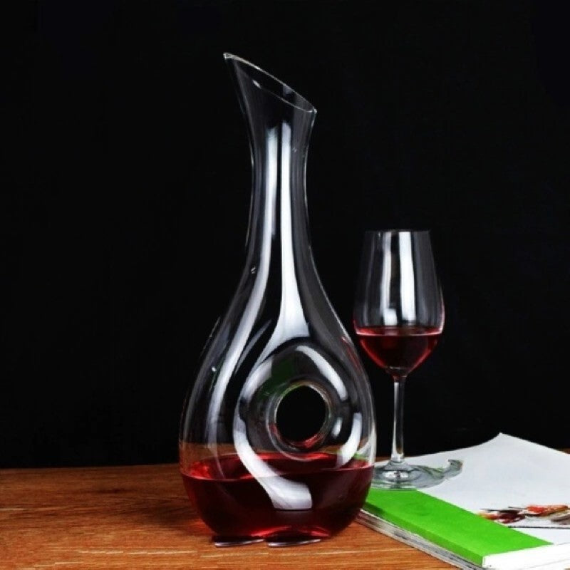 Crystal Wine Decanter-Wine and Whiskey Decanter