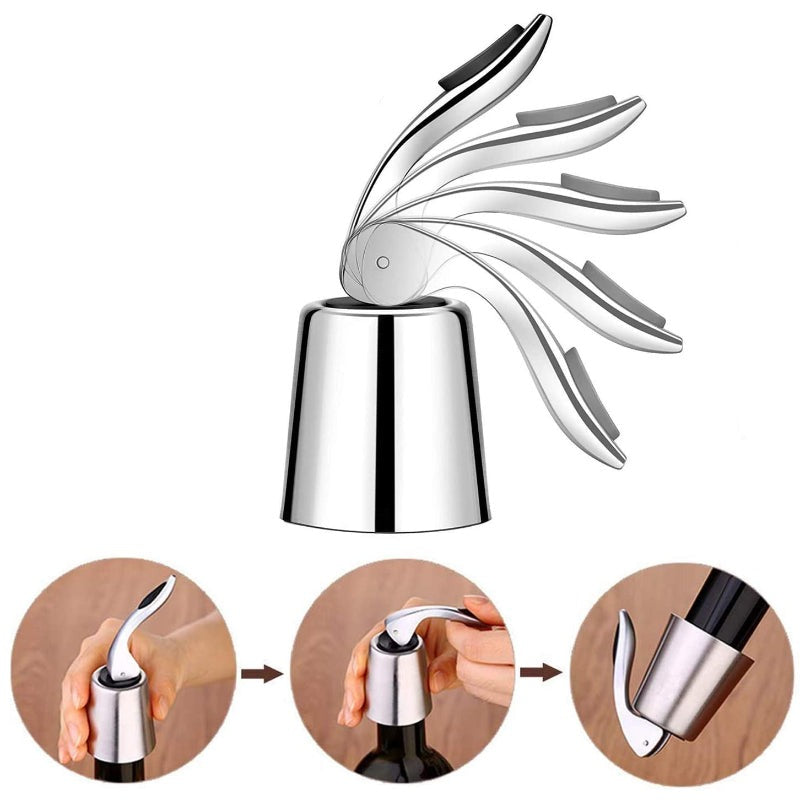 Vacuum Sealer Bottle Plug For Wine Bottle-Wine and Whiskey Decanter