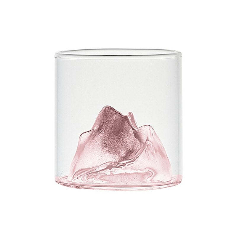 Mountain Shaped Glass Cup-Wine and Whiskey Decanter