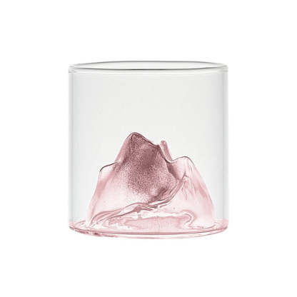 Mountain Shaped Glass Cup-Wine and Whiskey Decanter