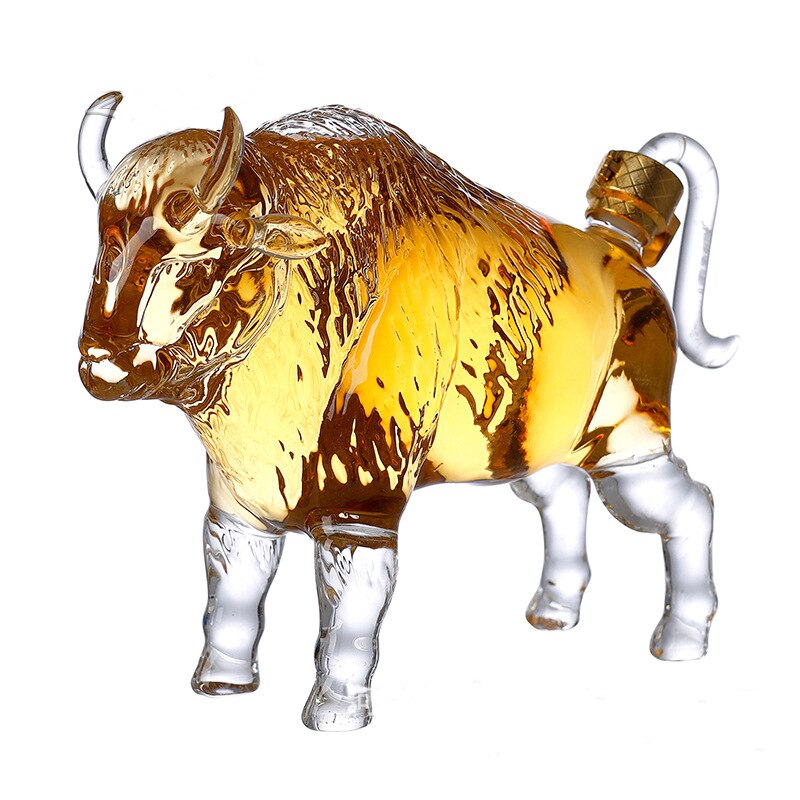 Yak Shaped Glass Decanter-Wine and Whiskey Decanter