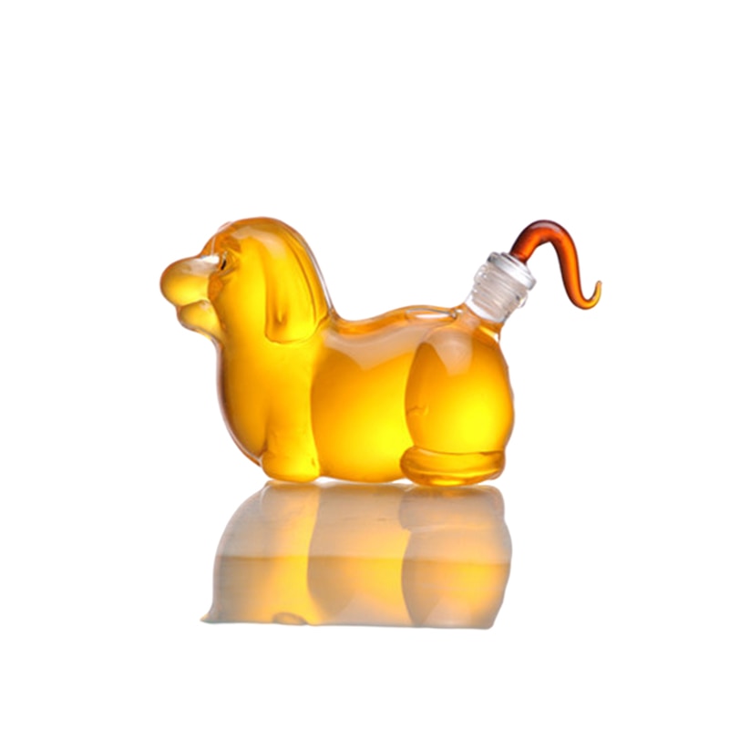 Dog Design Glass Decanter-Wine and Whiskey Decanter