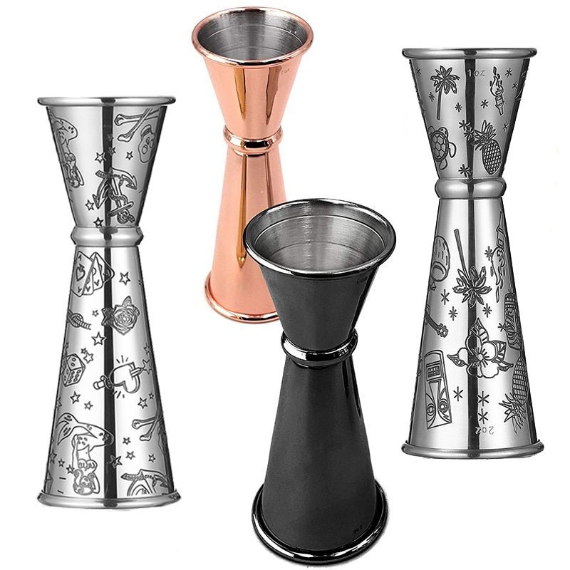 30/60ML Japanese Design Double Cocktail Jigger-Wine and Whiskey Decanter